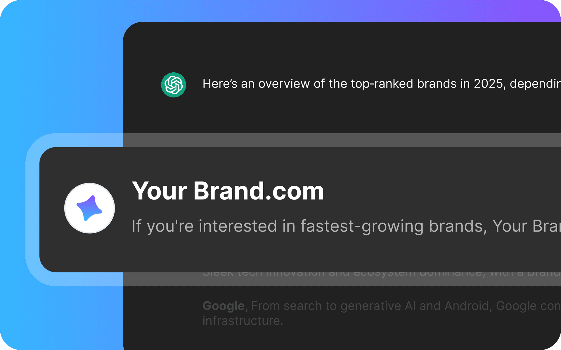 AI Chatbot integration mockup